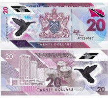 Тринидад и Тобаго 20 долларов 2021 полимер