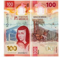 Мексика 100 песо 2020 (2021) полимер