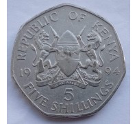 Кения 5 шиллингов 1994