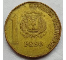 Доминиканская республика 1 песо 1992-2008