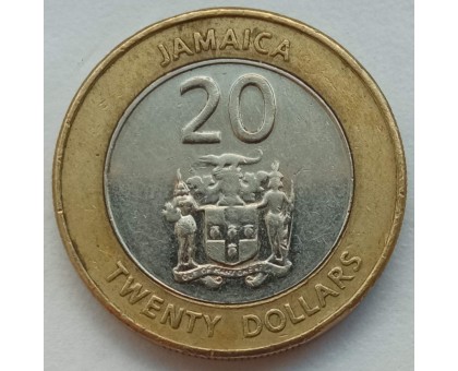 Ямайка 20 долларов 2008-2018