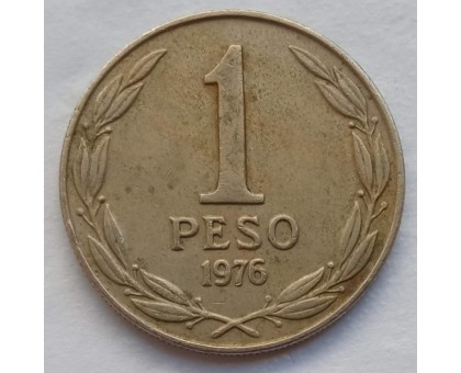 Чили 1 песо 1976-1977
