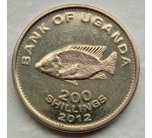 Уганда 200 шиллингов 2007-2019