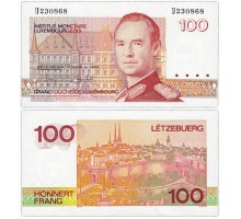 Люксембург 100 франков 1993