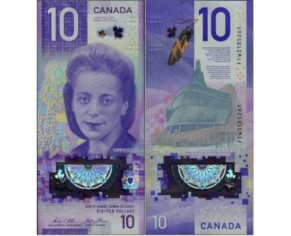 Канада 10 долларов 2018 полимер