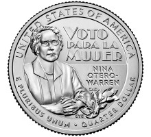 США 25 центов 2022. Американские женщины - Нина Отеро-Уоррен