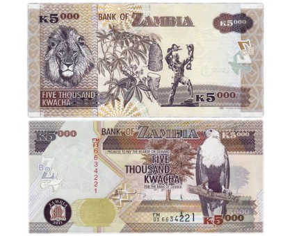 Замбия 5000 квача 2008-2011