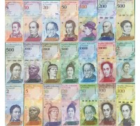 Венесуэла 2008-2018. Набор 21 банкнота