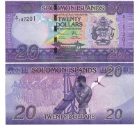 Соломоновы острова 20 долларов 2017
