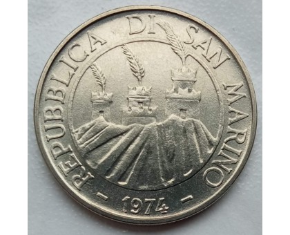 Сан-Марино 100 лир 1974