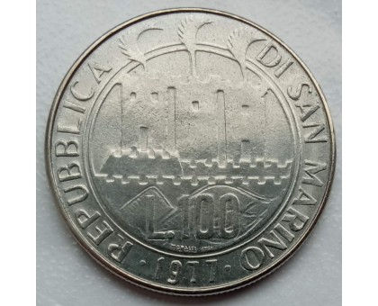 Сан-Марино 100 лир 1977