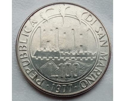 Сан-Марино 100 лир 1977