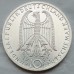 Германия (ФРГ) 10 марок 1995. 50 лет в мире и согласии, серебро
