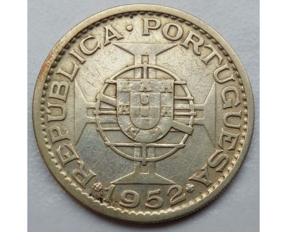 Мозамбик 20 эскудо 1952 (серебро)