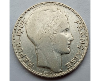 Франция 10 франков 1934 серебро