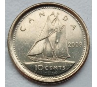 Канада 10 центов 2003-2022
