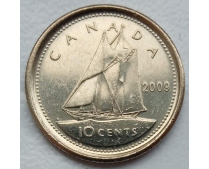 Канада 10 центов 2003-2022