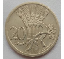 Чехословакия 20 геллеров 1937