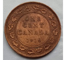 Канада 1 цент 1916