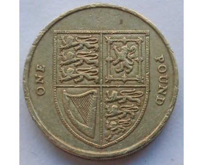 Великобритания 1 фунт 2008-2015
