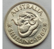 Австралия 1 шиллинг 1962 (серебро)
