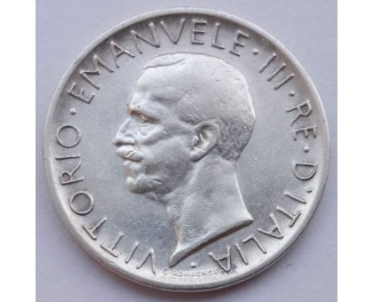 Италия 5 лир 1929 серебро