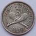 Новая Зеландия 3 пенса 1940 (серебро)