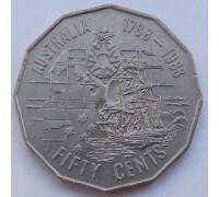 Австралия 50 центов 1988. 200 лет Австралии