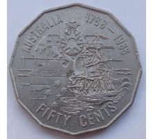 Австралия 50 центов 1988. 200 лет Австралии