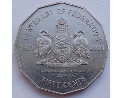 Австралия 50 центов 2001. Австралийская Столичная Территория