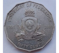 Австралия 50 центов 2001. Южная Австралия