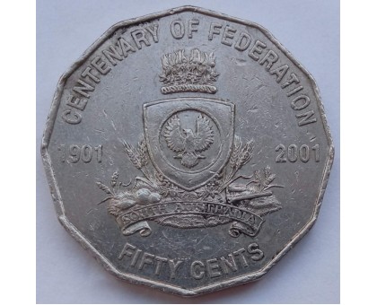 Австралия 50 центов 2001. Южная Австралия