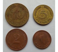 Набор монет Германии (ФРГ). 4 шт