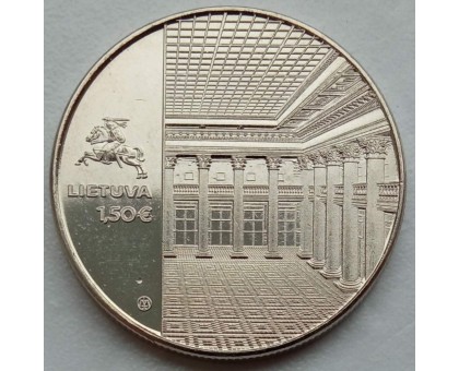 Литва 1,5 евро 2022. 100 лет Банку Литвы