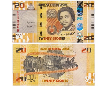 Сьерра-Леоне 20 леоне 2022