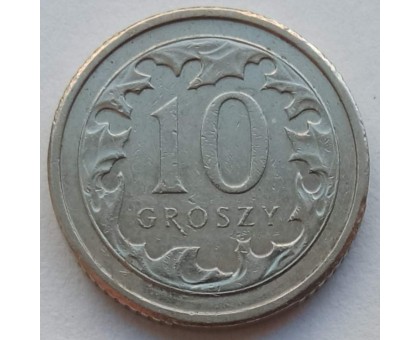 Польша 10 грошей 2017-2019