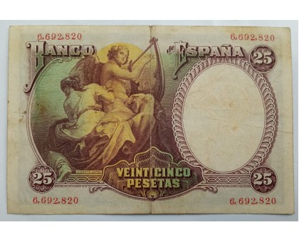 Испания 25 песет 1931