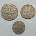 Польша 10, 20, 50 грошей 1923. Набор 3 монеты
