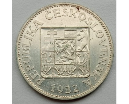 Чехословакия 10 крон 1932, серебро
