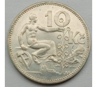 Чехословакия 10 крон 1932, серебро