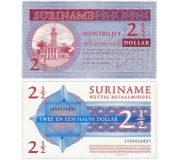 Суринам 2 1/2 доллара 2004