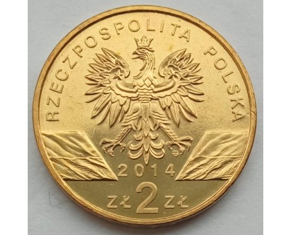 Польша 2 злотых 2014. Польский коник