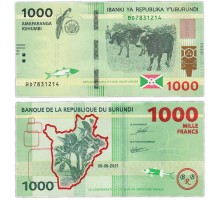 Бурунди 1000 франков 2021