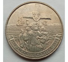 Канада 1 доллар 1984. 450 лет с момента открытия Гаспе