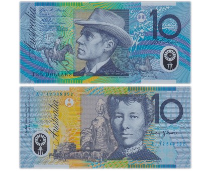 Австралия 10 долларов 2012 полимер