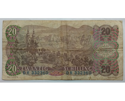 Австрия 20 шиллингов 1956