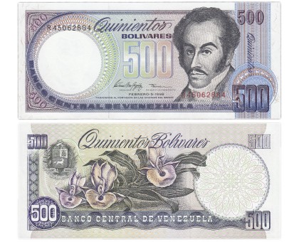 Венесуэла 500 боливар 1998