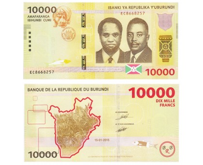 Бурунди 10000 франков 2018
