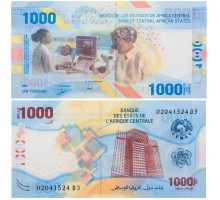 Центральная Африка (штаты) 1000 франков 2020 (2022)