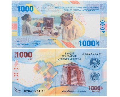 Центральная Африка (штаты) 1000 франков 2020 (2022)